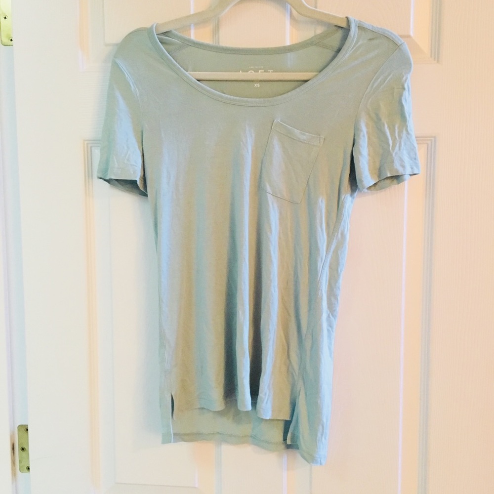 Loft | Short Sleeve Teal T-shirt